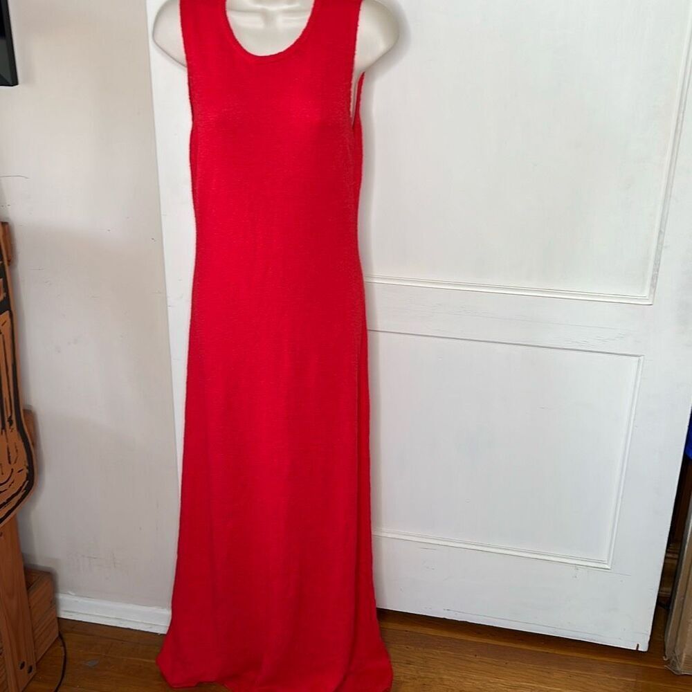 Princess Polly MAEBIE KNIT MAXI DRESS RED Size L/XL Nwot